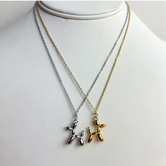 Dog Pendant Necklace Balloon Dog Necklace for Dog Lovers - Picture 6 of 8